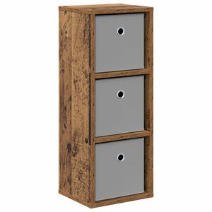 vidaXL Serv&iacute;rovacia skriňa so z&aacute;suvkou Star&eacute; drevo 25,5 x 22 x 69,5 cm