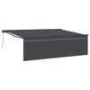vidaXL Sklopn&aacute; mark&iacute;za Antracit 450 &times; 300 cm Polyester a hlin&iacute;k