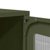 vidaXL Highboard Olive Green 68x39x107 cm Oceľ