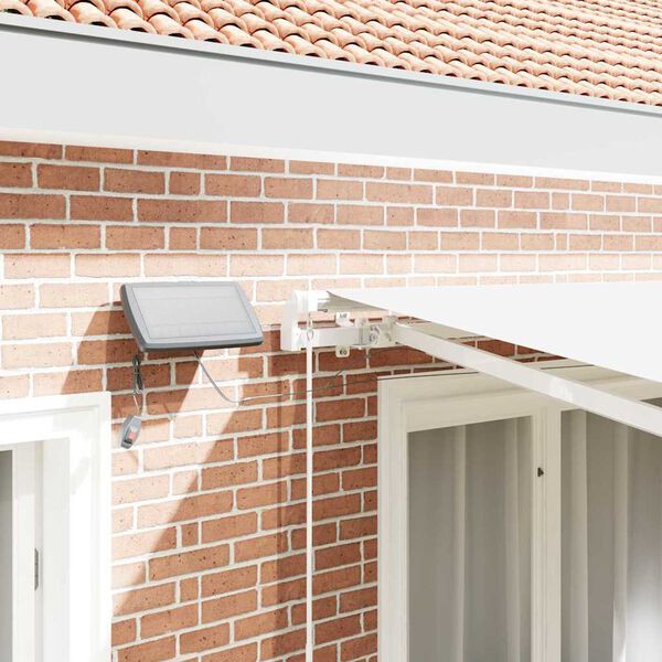 vidaXL Zatemniteľná markíza Biela 350 x 250 cm Textília a oceľ