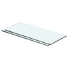 vidaXL Poličky 2 ks panel z priehľadn&eacute;ho skla 40x12 cm