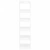 vidaXL Knižnica/deliaca stena biela 40x30x166 cm