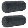 vidaXL Poťah na podložku 2 pcs HEERLEN Antracitov&aacute; &Oslash; 15 x 40 cm