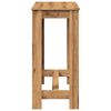 vidaXL Barov&yacute; st&ocirc;l dub artisan 102x50x103,5 cm kompozitn&eacute; drevo