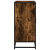 vidaXL Komoda dymový dub 68x35x76 cm kompozitné drevo a kov