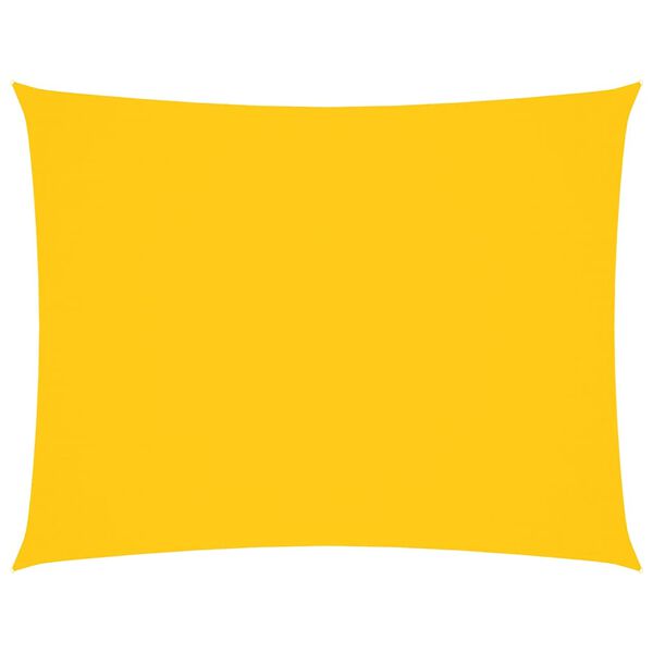 vidaXL Tieniaca plachta oxfordsk&aacute; l&aacute;tka obdĺžnikov&aacute; 5x7 m žlt&aacute;