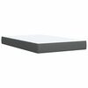 vidaXL Boxspring posteľ s matracom tmavosiv&yacute; 120x200 cm l&aacute;tka