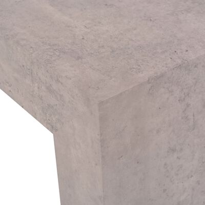 vidaXL Konferenčný stolík, betónový vzhľad 100x50x30 cm