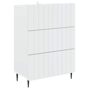 vidaXL Z&aacute;suvkov&yacute; kabinet Biela 66 x 34,5 x 92 cm Kompozitn&eacute; drevo