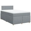 vidaXL Boxspring posteľ s matracom bledosiv&aacute; 120x190 cm l&aacute;tka