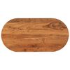 vidaXL Stolov&aacute; doska 120x60x3,8 cm ov&aacute;lna mas&iacute;vna ak&aacute;cia