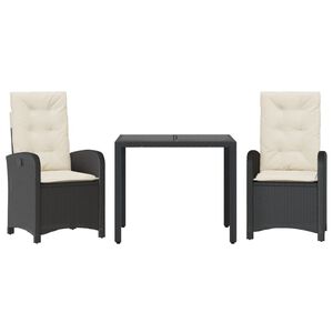 vidaXL 7-dielna z&aacute;hradn&aacute; jed&aacute;lensk&aacute; sada s podložkami siv&aacute; polyratan