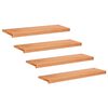 vidaXL N&aacute;&scaron;ľapy na schody 4 ks 100 x 25 x 2 cm Lak Mas&iacute;vne bukov&eacute; drevo