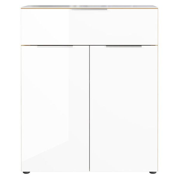 Germania Komoda s 1 z&aacute;suvkou a 2 dvierkami GW-Oakland biela a dub