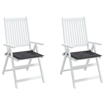 vidaXL Podložky na záhradné stoličky 2 ks 50x50x3 cm, oxfordská látka