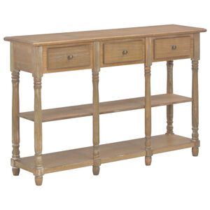 vidaXL Konzolov&yacute; stol&iacute;k 110x30x76 cm spracovan&eacute; drevo