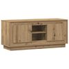 vidaXL TV skrinka 102 x 35 x 45 cm Remeseln&yacute; dub Kompozitn&eacute; drevo