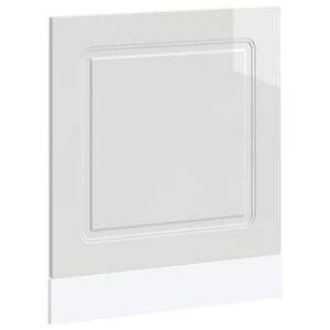 vidaXL Panel um&yacute;vačky riadu Kalmar leskl&aacute; biela 60x1,5x57 cm kompozitn&eacute; drevo