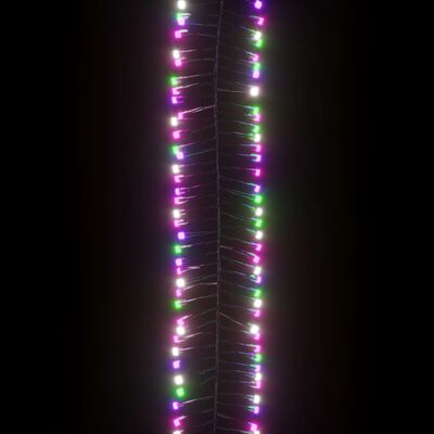 vidaXL Reťaz so zhlukmi LED, 3000 diód, pastelové farby 23 m, PVC