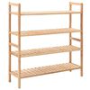 vidaXL Reg&aacute;l na top&aacute;nky z mas&iacute;vneho orechov&eacute;ho dreva 69x26x81 cm