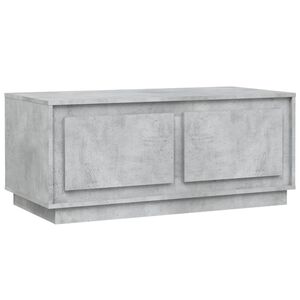 vidaXL Konferenčn&yacute; stol&iacute;k bet&oacute;nov&yacute; siv&yacute; 102x50x44 cm spracovan&eacute; drevo