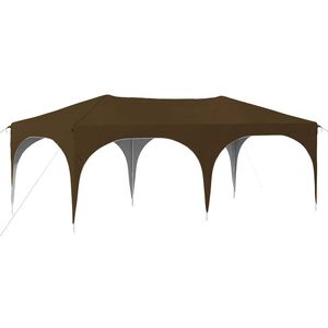 vidaXL Pr&iacute;stre&scaron;ok na p&aacute;rty 575 x 288 x 245 cm Sivohned&aacute;