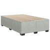 vidaXL Boxspring posteľ s matracom bledosiv&aacute; 120x190 cm zamat