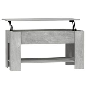 vidaXL Konferenčn&yacute; stol&iacute;k bet&oacute;nov&yacute; siv&yacute; 101x49x52 cm spracovan&eacute; drevo