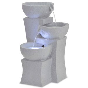 vidaXL Interi&eacute;rov&aacute; font&aacute;na s LED svetlom, polyresin