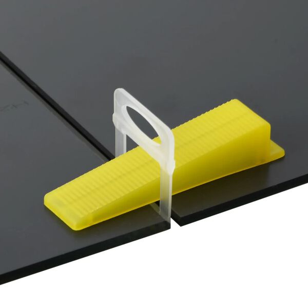 vidaXL Vyrovnávacie kliny na dlaždice 500 ks