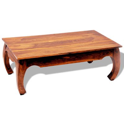 vidaXL Konferenčný stolík 40 cm, drevený masív sheesham