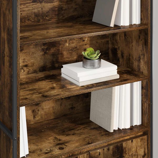 vidaXL Vysok&eacute; skrinky 2 pcs Dymov&aacute; dub 79 x 36 x 200 cm