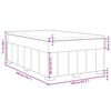 vidaXL Boxspring posteľ s matracom kr&eacute;mov&yacute; 120x200 cm l&aacute;tka