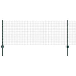 vidaXL Zvaren&eacute; pletivo s podperami 25 x 0,8 m PVC potiahnut&aacute; oceľ