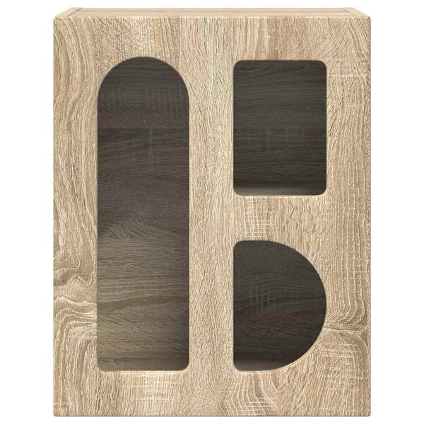 vidaXL Nočn&yacute; stol&iacute;k Sonoma dub 40 x 35 x 50 cm Kompozitn&eacute; drevo