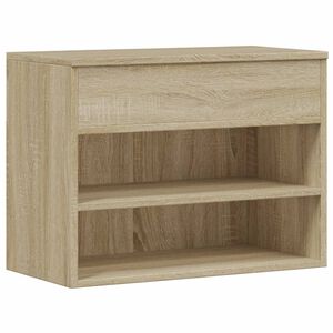 vidaXL Lavica na top&aacute;nky, dub sonoma 60x30x45 cm, kompozitn&eacute; drevo