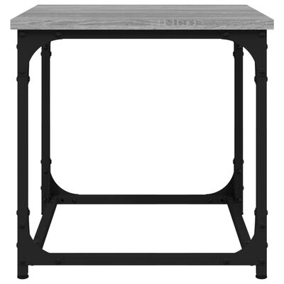 vidaXL Príručný stolík sivý dub sonoma 40x40x40 cm spracované drevo