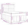 vidaXL Boxspring posteľ s matracom bledosiv&aacute; 140x200 cm l&aacute;tka