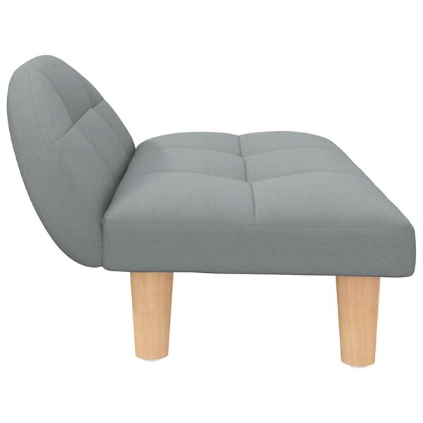 vidaXL Pelech pre psa, svetlosivý 70x52x30 cm, látka