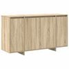 vidaXL Serv&iacute;rovacia skriňa Sonoma dub 135 x 41 x 75 cm