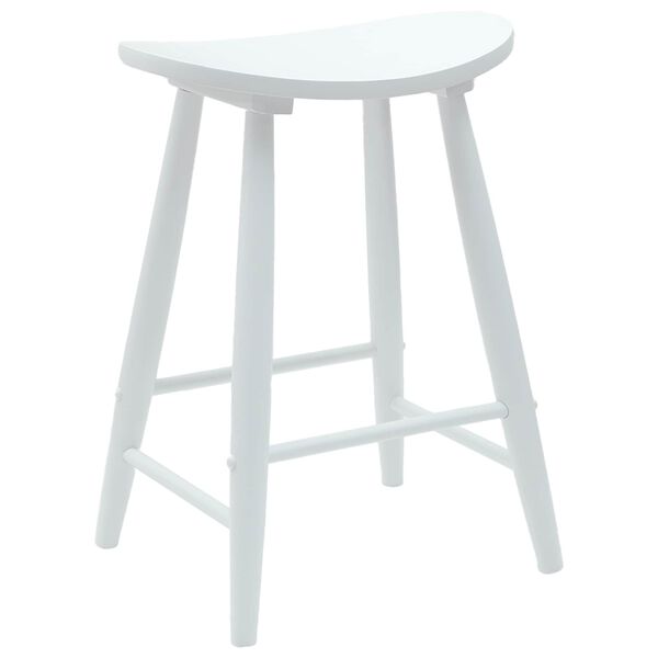 vidaXL Jed&aacute;lensk&eacute; stoličky 2 pcs Biela 46 x 37 x 63 cm