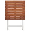 vidaXL 3-dielna bistro s&uacute;prava tmavohned&aacute; a biela ak&aacute;ciov&yacute; mas&iacute;v