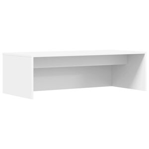 vidaXL N&aacute;stenn&yacute; st&ocirc;l Biela Kompozitn&eacute; drevo 100 x 45 x 30 cm