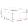 vidaXL Boxspring posteľ s matracom tmavohned&aacute; 120x200 cm l&aacute;tka