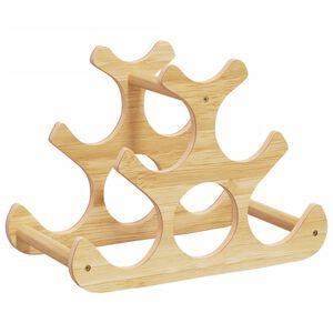 vidaXL Stojan na v&iacute;no na 6 flia&scaron; 35x18x25,5 cm bambus
