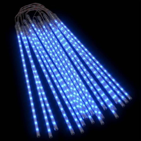 vidaXL Svetlá meteor 20 ks 50 cm modré 720 LED vnútorné vonkajšie