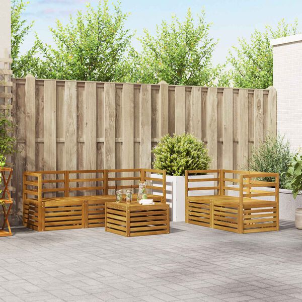 vidaXL S&uacute;pravy pohoviek Pevn&eacute; ak&aacute;ciov&eacute; drevo