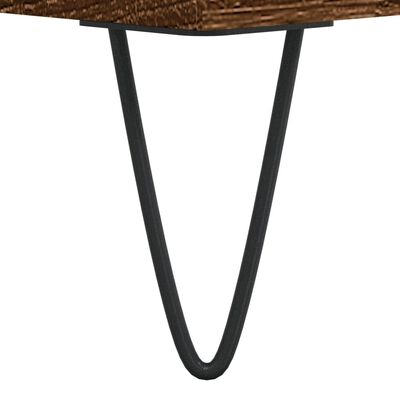 vidaXL Nočný stolík hnedý dub 40x35x69 cm kompozitné drevo