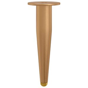 vidaXL Stojace nohy 2 pcs Zlat&aacute; 98 x 40 mm Železo