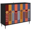 vidaXL Serv&iacute;rovacia skriňa ESSEN Čierny dub 102 x 33 x 76 cm